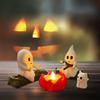 Ghost Campfire Flickering Night Light Halloween Flameless Lamp Portable Ghost Campfire Night Light Dusk To Dawn Led Lamp Home