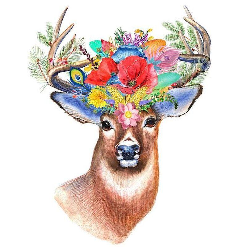 

GATYZTORY Frame Painting By Numbers Kits Home Decor Artcraft Pig Flower On Colorful Animal Paint Kits Unique Diy Gift For Adult 30x20cm no frame
