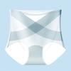 Silk Crotch Thin Ice Silk Panties High Waist Briefs Slimming Shapers Postpartum Body Shaper  Girls