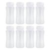 8 Pcs Milk Storage Bottles 5cm Wide Neck Leak Proof 300ml Capacity Reusable Breastmilk Collection