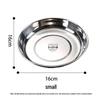 16CM 304 Stainless Steel Round Dinner Plate