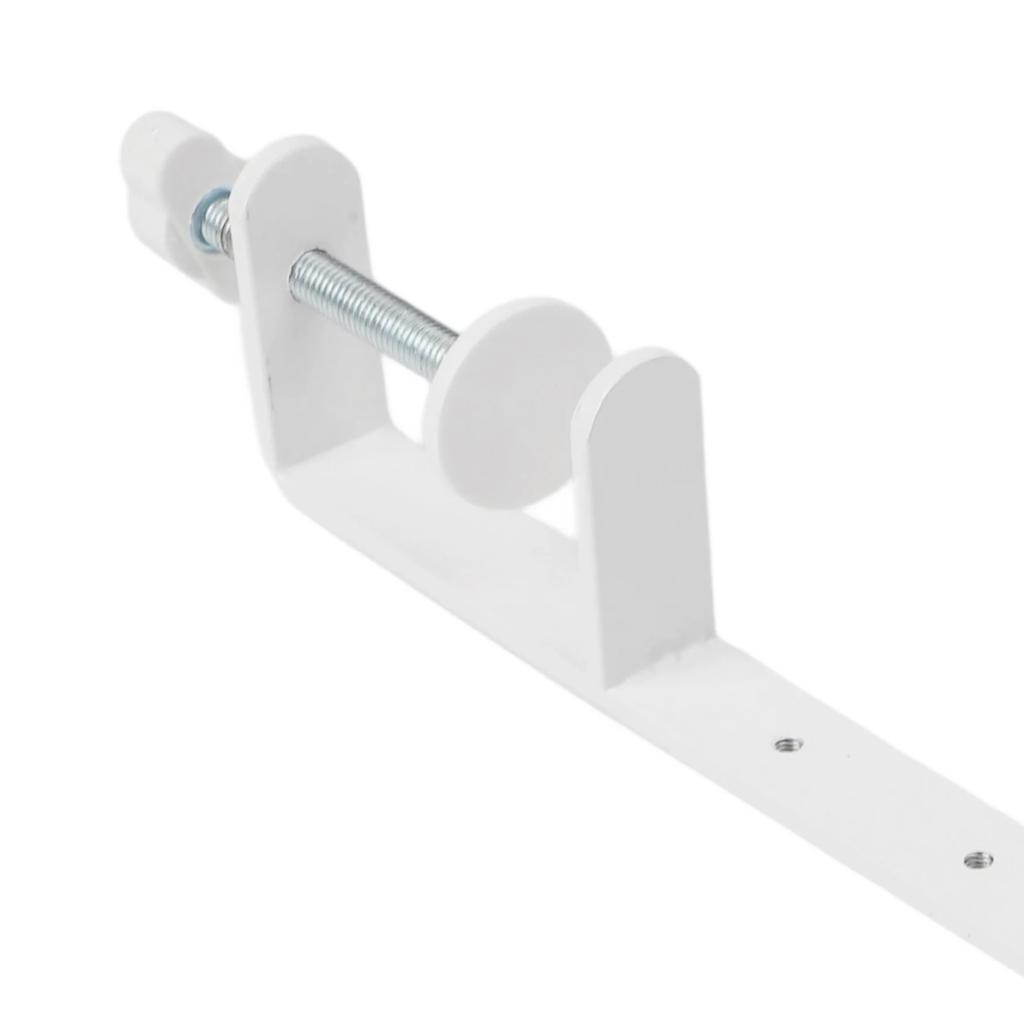 2 Pack Desk Clamp Brackets For Easy Installation On Pegboards Adaptable For Various Surfaces In Your Workspace
