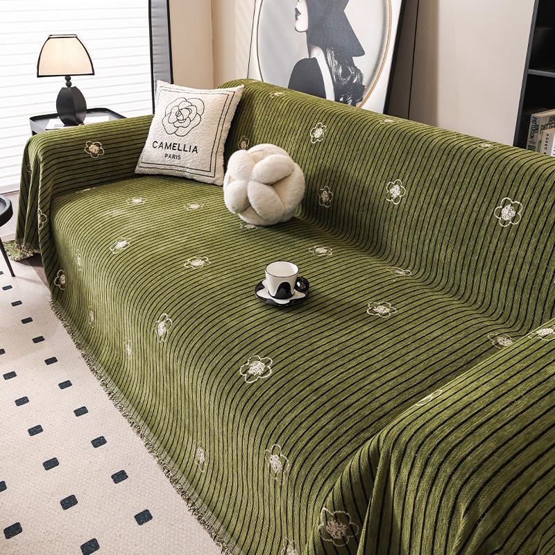 

2025 new special-shaped sofa cushion one-piece straight row non-slip sofa seat cushion four-season universal sofa cover towel 45 * 45Cm pillow cover