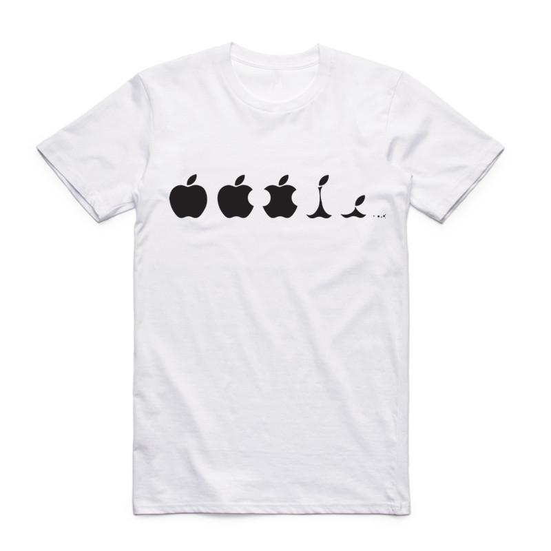 2019 Fashion Men Women Print Steve Jobs Apple Design Classic T-shirt Short Sleeve O-Neck Summer Casual Top Tee Funny T Shirt
