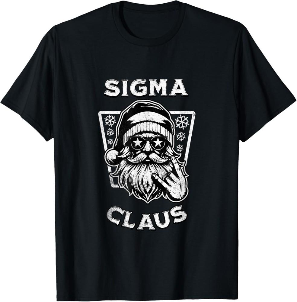 Sigma is Coming Santa Rizzmas Funny Christmas 2025 Holiday T-Shirt 4XL