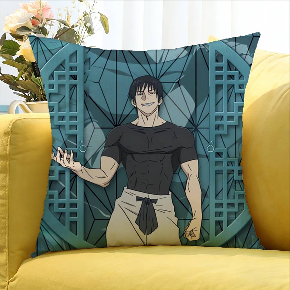 Toji Fushiguro Jujutsu Kaisen Mondo Varie Misure Federa Quadrata Per Auto Casa Camera da Letto Decorazione