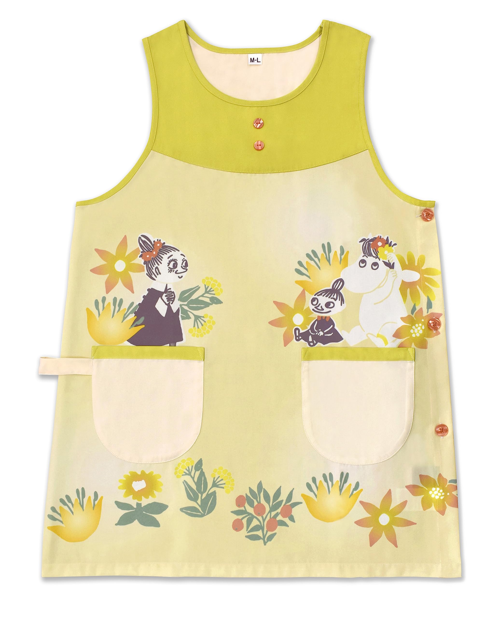 

Saint Ladies Moomin Apron Mustard Free ST-IM0064 (M-L) горчичный