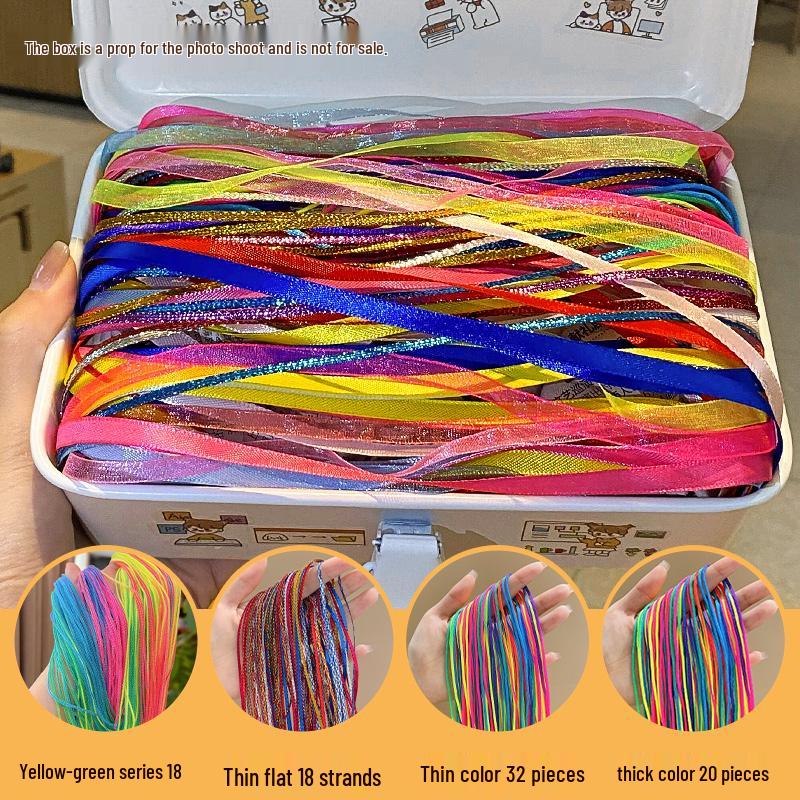 Bunte Haarbander für Kinderzöpfe – Haarschmuck für Mädchen