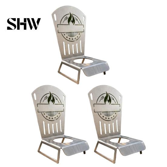 Rust Proof Metal Roaster for Poultry Beer Can Chicken Rack, Durable Vertical Stand, Stable Upright Cooking Rack Heat Resistant BBQ Grills Outdoor