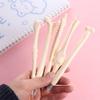 5Pcs Type 1.0 Bone Ballpoint Pens Length 14.7cm Press Bone Shaped School Pens Bone Blue Ink Bone Shape Ballpoint Gift
