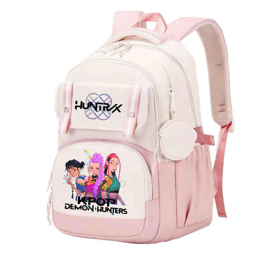 Animation Cartoon Printed Backpack Macaron Color Burden Reduction Ridge Protection Primary And Secondary School School Bag