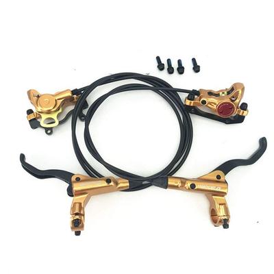 OSC Bicycle Brake Lever Set, 800mm/1400mm, Hydraulic Disc Brake Set for Front and Rear MTB Bikes