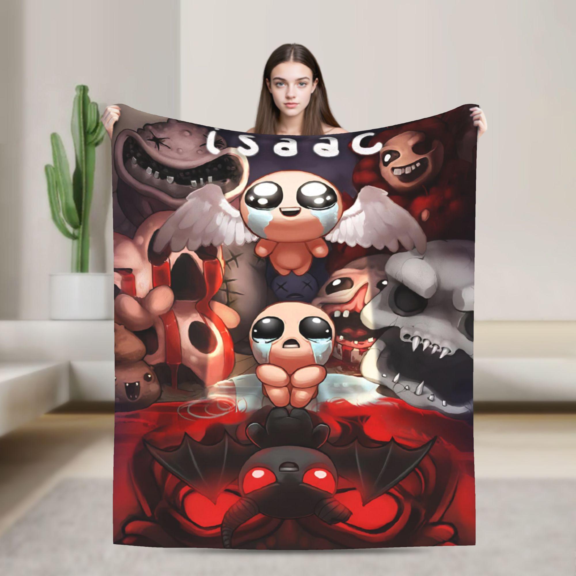 The Binding Of Isaac Blanket Quality Super Warm  Throw Blanket Winter Picnic Couch Chair Sofa Bed Fluffy Bedspread 30x40in