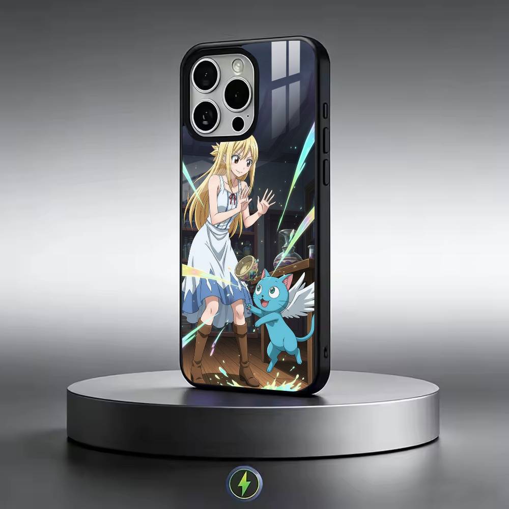 Anime Fairy Tail L-Lucy Phone Case For iPhone17,16,15,14,13,12,11 Plus,Pro Magnetic with Magsafe Wireless Charging