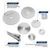 1Set High Speed Steel Circular Saw Blade Cutting Disc Rotating Drilling Tool Accessories For Wood Plastic And Aluminum