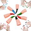 10Pcs Funny Halloween Fake Finger Creative Colourful Ghost Festival Witch Nail Cover Masquerade Party Children'S Prank Toys Gift