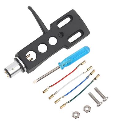 Universeller Ersatz für die Phono-Headshell-Halterung für LP-Plattenspieler mit Kabeln