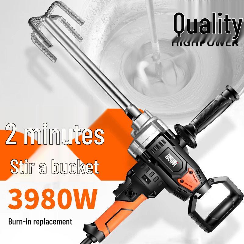 German High-Quality Professional Electric Drill and Mixer: Aircraft, Hammering, Cement, and Putty Powder