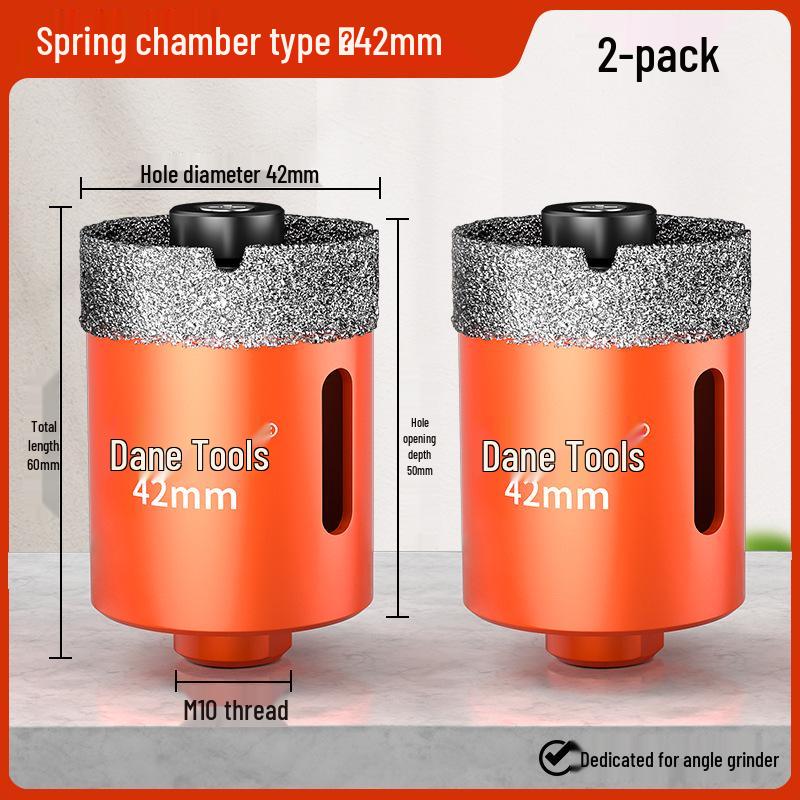 Dane Spring Tile and Stone Hole Enlarging Tool for Dry Cutting
