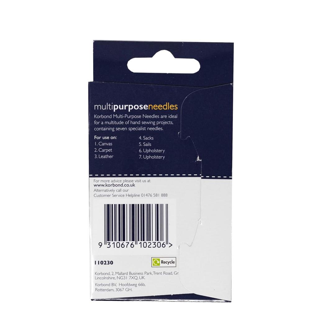 Korbond Multi-Purpose Needles 7pk