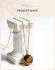 Nature Stone Crystal Healing Necklace for Women Stainless Steel Spiritual Stones, Emotional Balance Minimalist Jewelry
