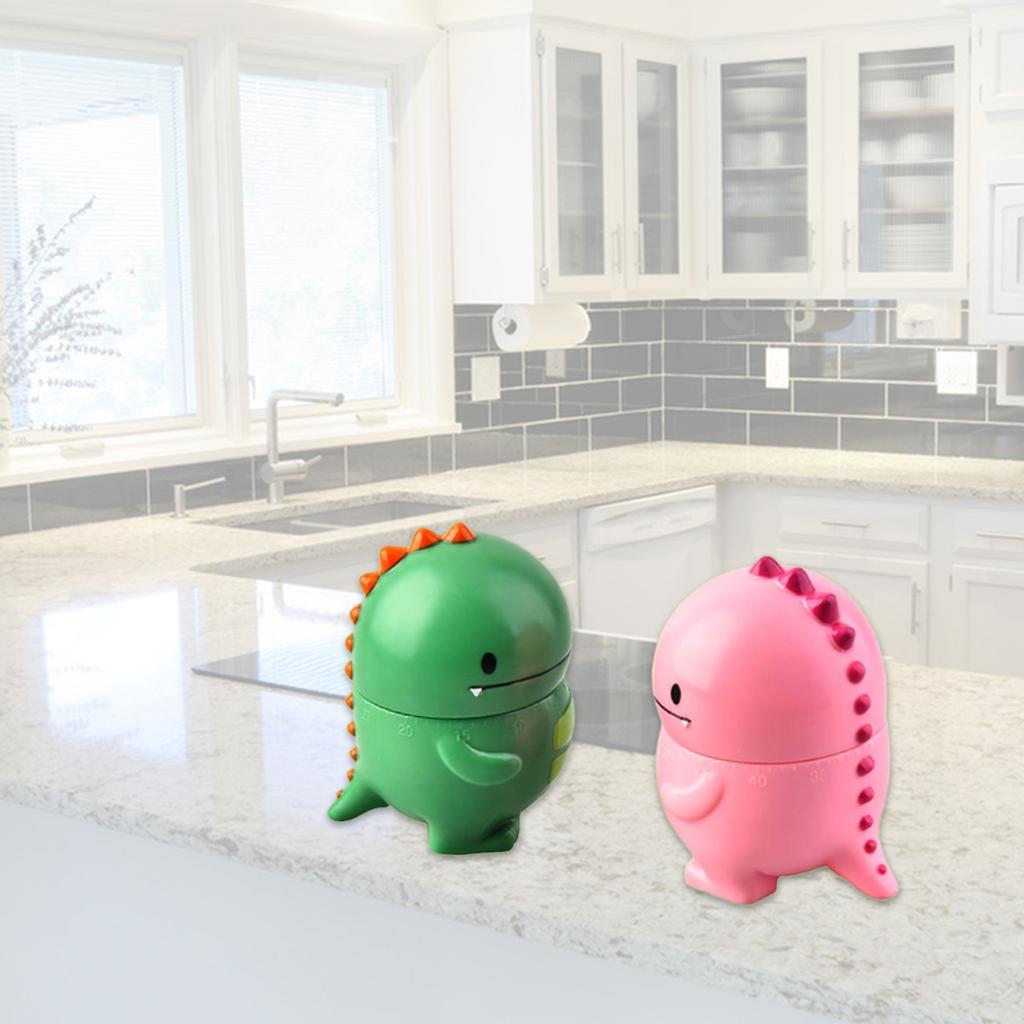 Mechanical Fashion Kitchen Timer Practical Timer Dinosaur Cooking Timers Perfect for Home Dorms and Outdoor Activities