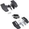 Motorcycle Parts Black/Chrome Omni Driver Floorboards Foot Pegs For Honda Gold Wing GL1800 2018-2024