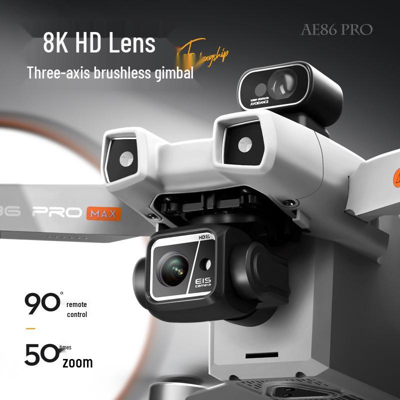 AE86 Professional HD Drone with Obstacle Avoidance, Anti-Shake, GPS, Auto Return, and Digital Image Transmission.