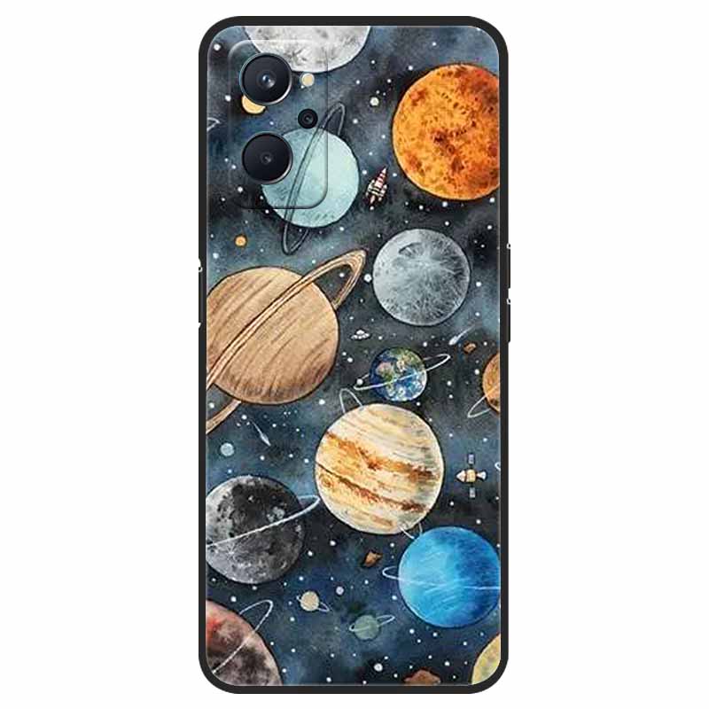 För Coque realme 9i Fodral Stötsäker Mjuk silikon TPU Baksida För oppo realme 9i 9 i i9 Realme9i Telefonfodral 9i Söt tecknad film
