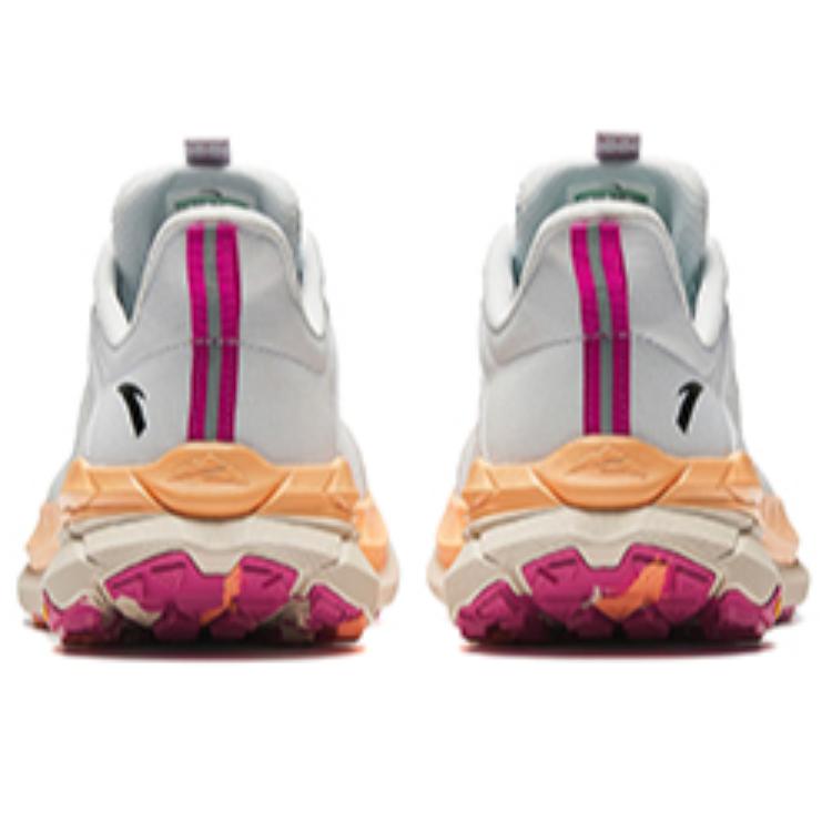 Anta Comfortable Breathable Durable Low-Top Trail Running Shoes Women sneaker Gray Orange 122425510-5