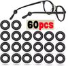 200pcs New Anti-slip Silicone Ear Grip Glasses Eyeglasses Temple Tip Eyewear Holder Leg Ear Hook Stopper Fastener Accessories