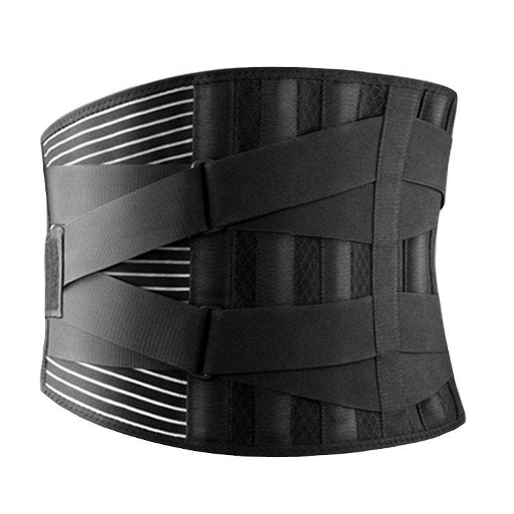Adjustable Gym Waist Trimmer Belt for Men and Women Back Support Training Shaper Waist Belt S чёрный