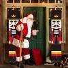 Nutcracker Christmas Door Curtain Flag Banner 2022