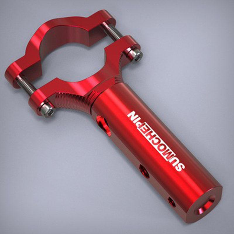 

Motorcycle Handle Bar Spotlight Bracket Aluminum Alloy Extension Bracket Rearview Mirror Seat Retrofit Accessories красный