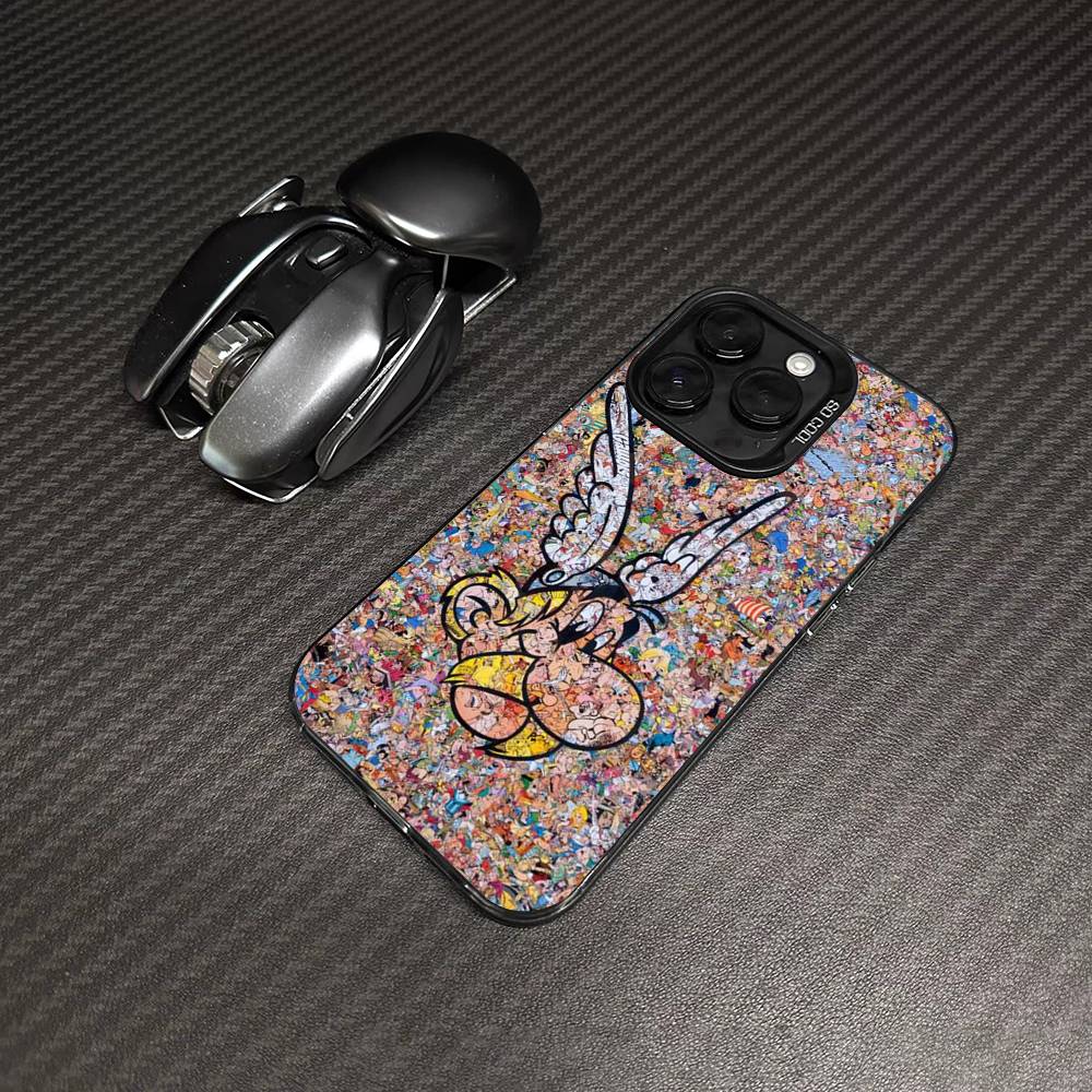 A-Asterix Y-O-Obelix Phone Case For IPhone 16 15 14 13 12 11 17 Pro MAX Plus Pro Matte Shockproof Cover
