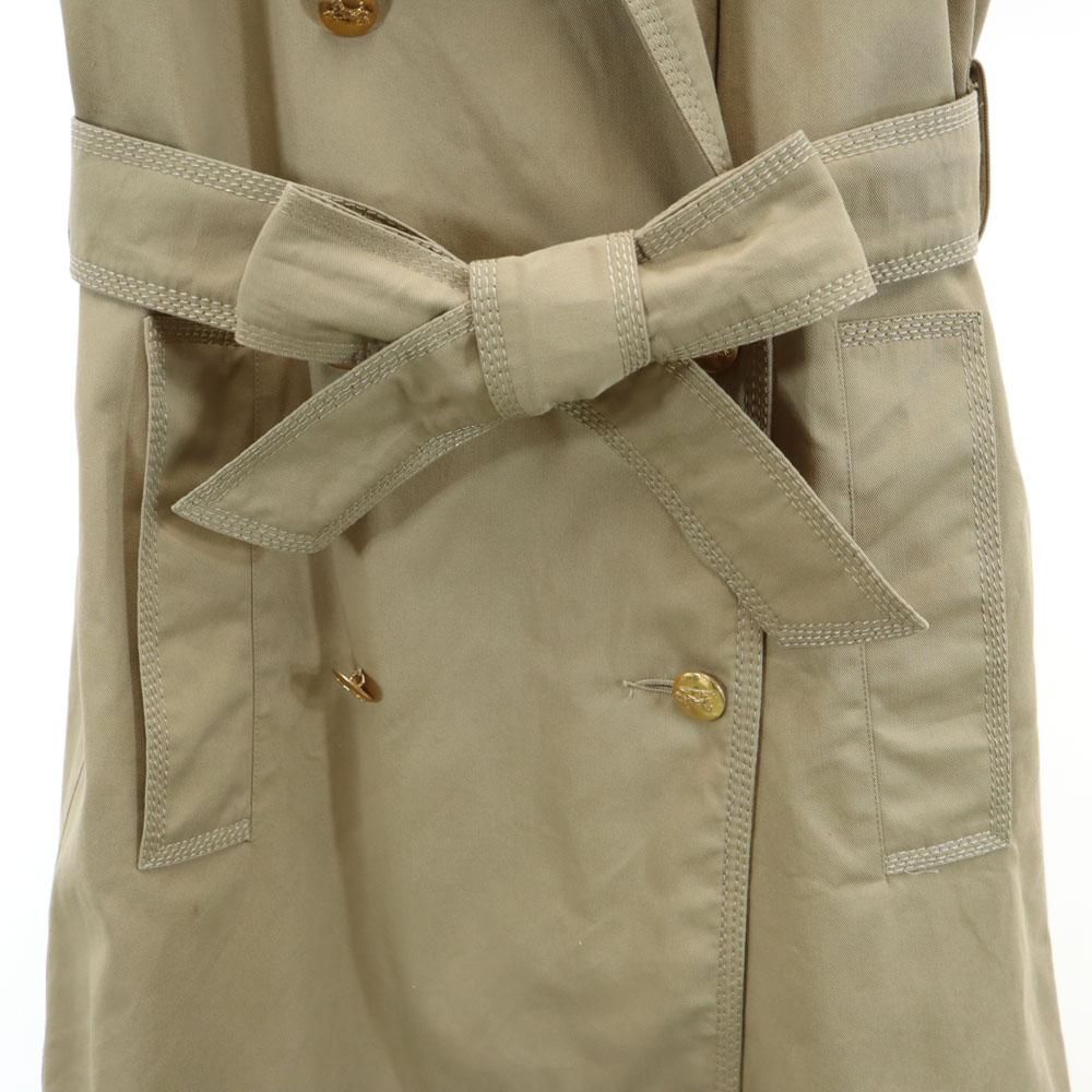 Celine 90er Jahre Hergestellt in Frankreich JSC-Periode Alter Trenchcoat 36 Beige Damen Gebraucht
