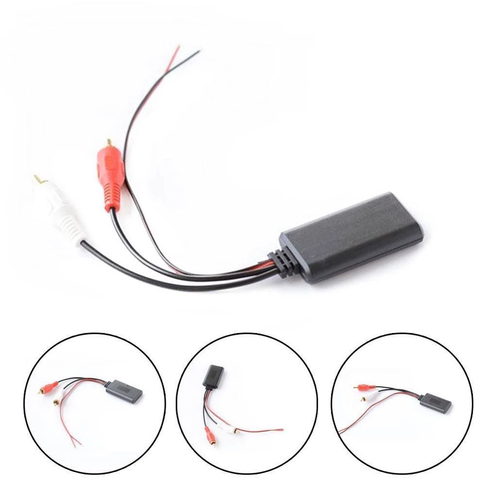 Cable Adapter Wireless Music Auto Play Receiver Module AUX Receiver Bluetooth Receiver 2 RCA Cable