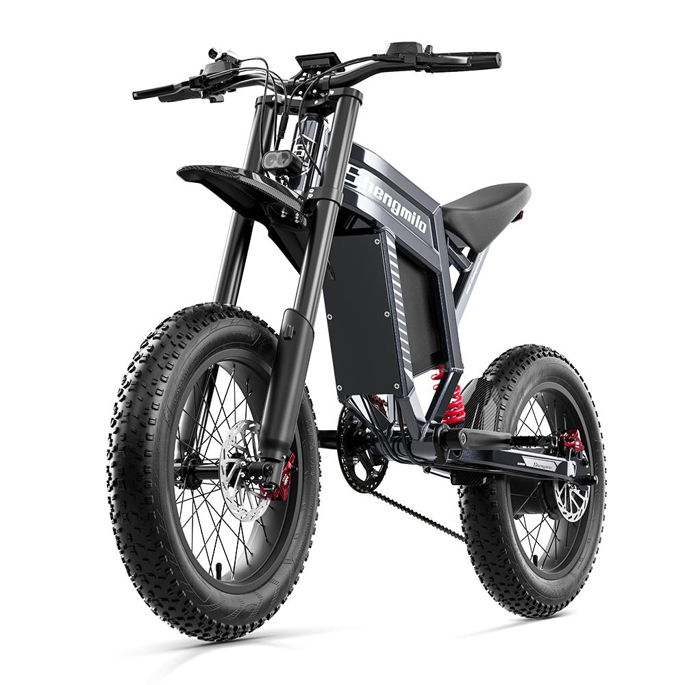 Shengmilo S900 Off-Road Adult Electic Bicycle 60V30AH Battery 1500W Motor 20 Inch Fat Tires Electic Bicycle All Terrain E-Mountian Bike