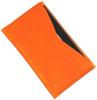 Zenith Natural Leather Passbook Case Light Orange B-0129,