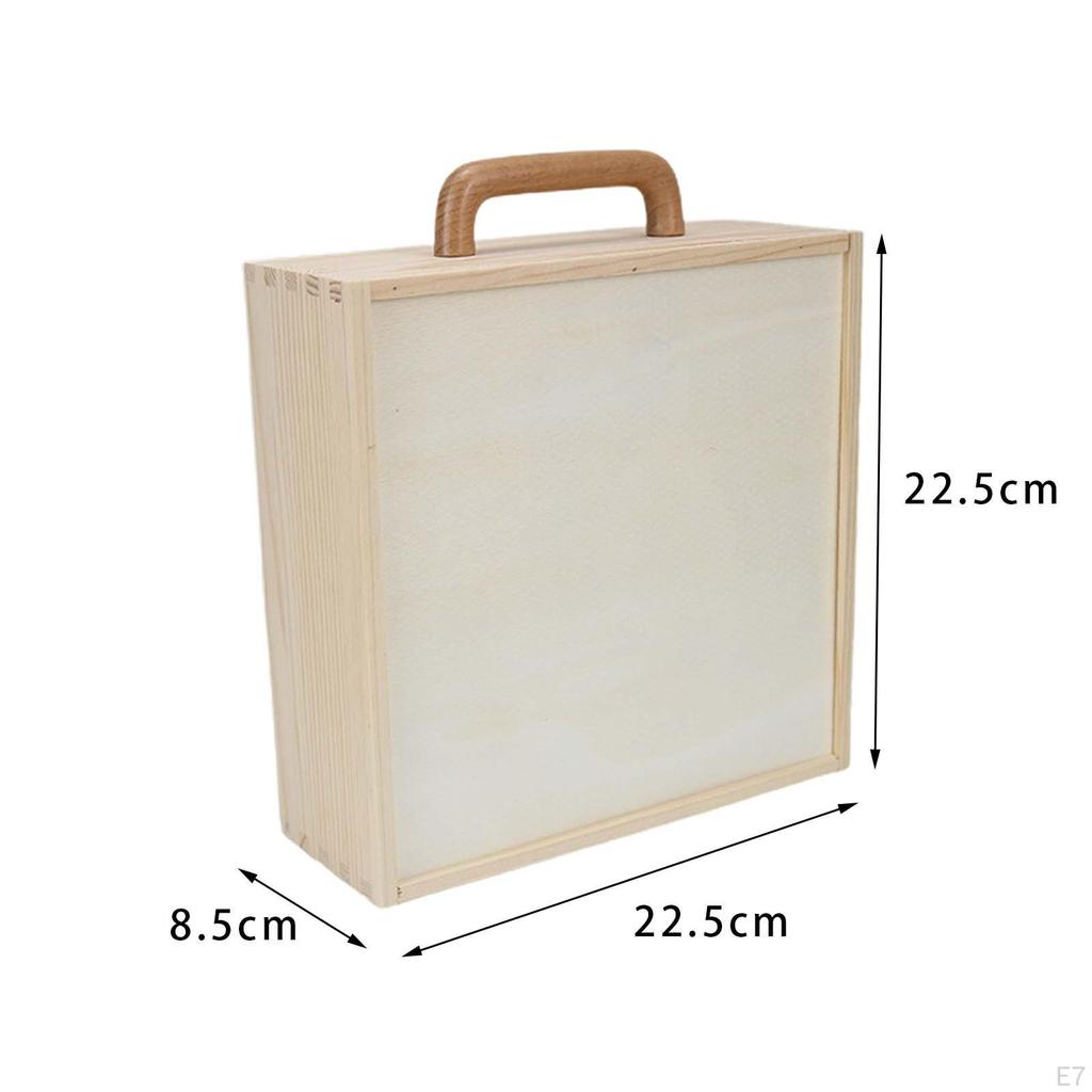 Handcrafted Wooden Keepsake Box - Elegant Storage Solution