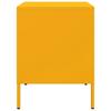 Nightstands 2 Pcs Mustard Yellow 36 X 39 X 50.5 Cm Steel