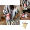 Funny Big Mouth Woven Crossbody Bag For Daily Casual Wear