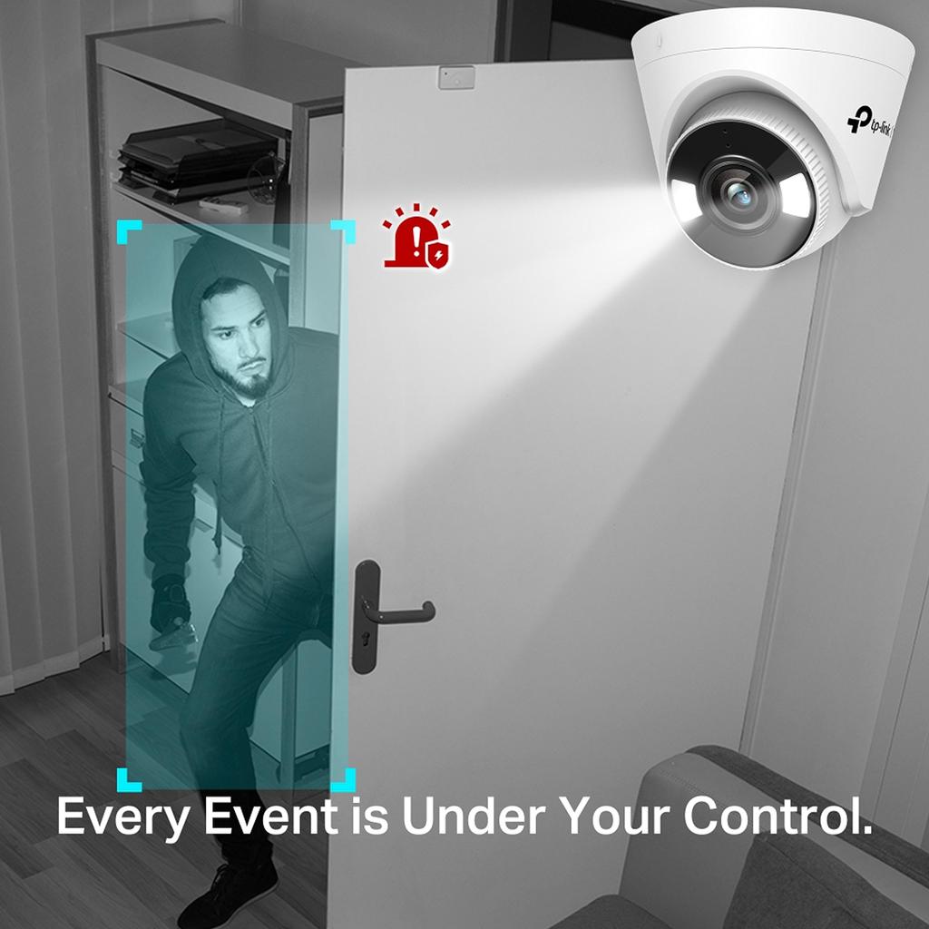 VIGI C440 Dome Security 4mm Warranty TP-Link (2.8mm) Camera, PoE/12V DC, ONVIF, Lens, 5-Year Manufacturer's