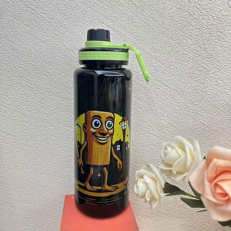 1000Ml Italian Brainrot Kid Water Bottle Tralalero Tralala Tung Tung Sahur Water Bottle Boys Outdoor Sports Water Bottles
