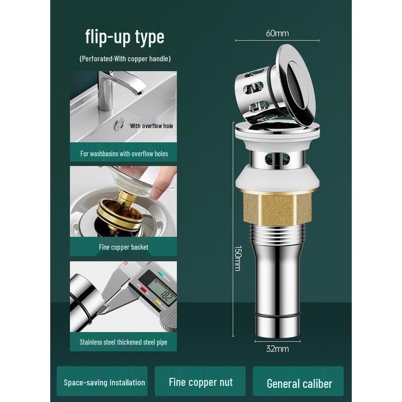 HANDUNYOU Upgraded Washbasin Drain Pipe