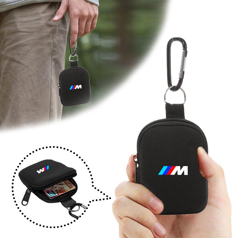 Car sticker Car Casual Coin Purse Zipper Wallet Retro Key Holder Mini Money Bag For BMW M Sport E36 E34 F31 F10 F20 F40 M3 M4 M5 gzdf57