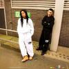 ROADVIBE Pantaloni Jogger Uomo Y2k Streetwear Ricamati Rosa Lunghi Pantaloni della Tuta Cargo Abbigliamento Casual Pantaloni della Polizia Americano Harajuku