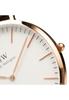 Daniel Wellington Classic 40 Roselyn RG White Watch, DW00100267, Men's, Red