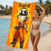 Customizable Personalized Beach Towels Dragon Ball Themed designs.Suitable for the Beach, Yoga, Sports;ideal As Beach Accessories