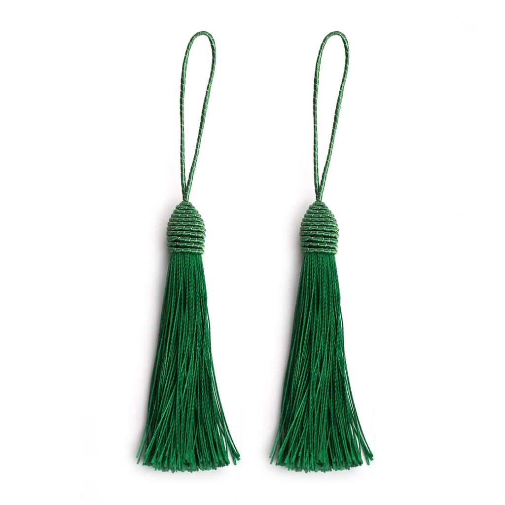 10pcs 15cm Polyester Tassels Pineapple Head Hanging Rope Bookmark Tassel Fringe For DIY Key Chain Earring Clothing Accessories